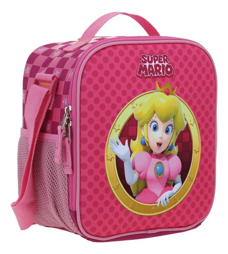 Lonchera Térmica Chenson Mario Bros Barb Rosa Estampado