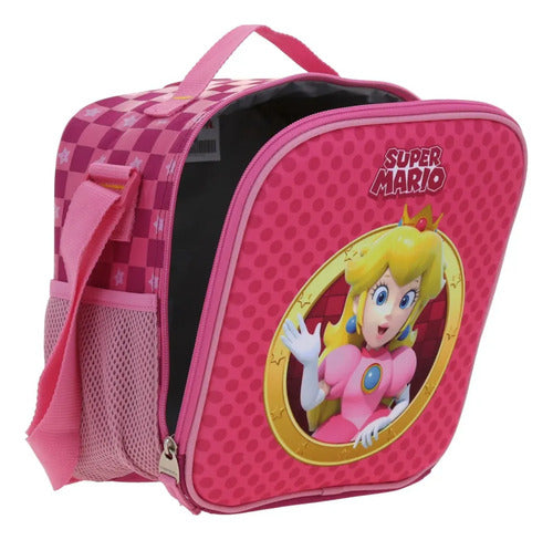 Lonchera Térmica Chenson Mario Bros Barb Rosa Estampado