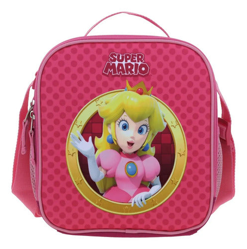 Lonchera Térmica Chenson Mario Bros Barb Rosa Estampado