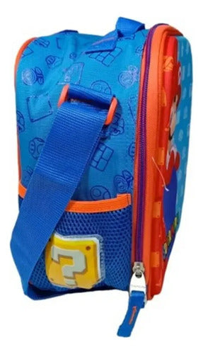 Lonchera Térmica Escolar Chenson  Mario Bros Dulp Bicolor Estampado