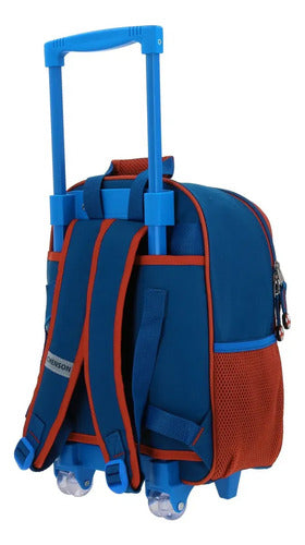 Mochila Con Ruedas Chenson Kinder Mario Bros Brife Práctica Multicolor Estampado