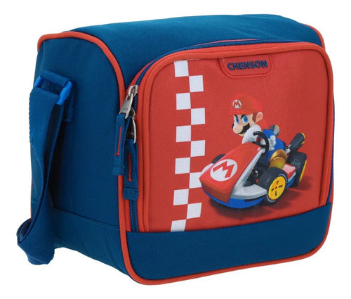 Lonchera Escolar Termica Chenson Mario Bros Brife Bicolor Estampado