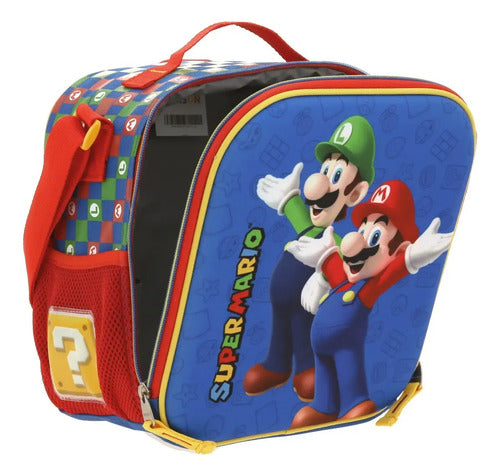 Lonchera Estuche Chenson Mario Bros Armin  Práctica Multicolor Estampado