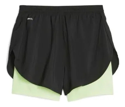 Short Puma Run Favorite Woven 2in1 3 Sh Ligero Y Cómodo Bicolor Lisa L