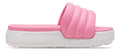 Sandalias Puma Karmen Slide Puffy Plataforma Dama Moda Rosa/blanco Lisa 25 Mx