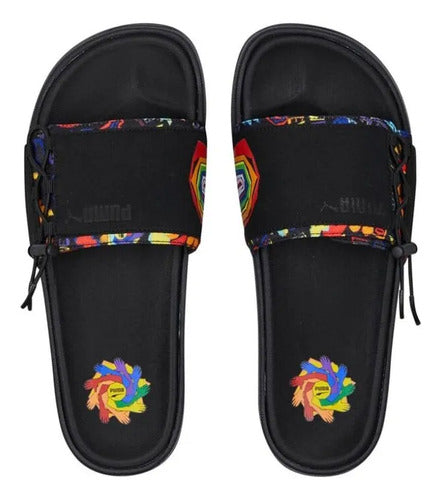 Sandalias Puma Leadcat 2.0 Wae Unisex Diseño Único Multicolor Lisa 28 Mx