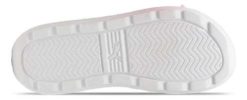 Sandalias Puma Karmen Slide Puffy Plataforma Dama Moda Rosa/blanco Lisa 26 Mx