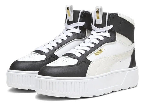 Tenis Puma Tipo Bota Karmen Rebelle Mid Dama Moda Chuncky Bicolor Lisa 22 Mx