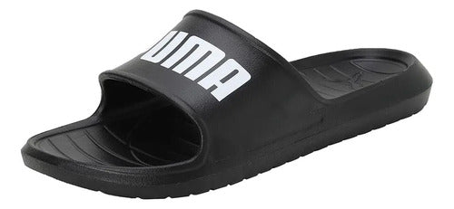 Sandalias Puma Divecat V2 Lite Unisex Ligeras Negro Lisa 25 Mx