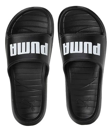 Sandalias Puma Divecat V2 Lite Unisex Ligeras Negro Lisa 25 Mx