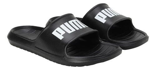 Sandalias Puma Divecat V2 Lite Unisex Ligeras Negro Lisa 25 Mx