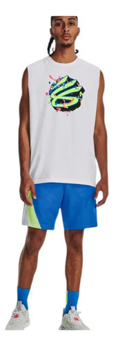 Camiseta Sin Mangas Under Armour Curry Slvs Tee Tela Suave