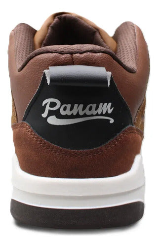 Tenis Panam Guerrero Confortable  Moda Urbana Actual Chocolate Lisa 28 Mx