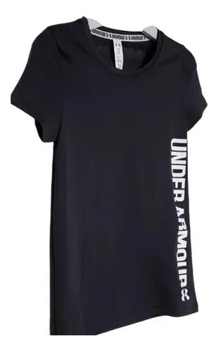 Playera Under Armour Short Sleeve 1293167002 Original Negro Lisa S