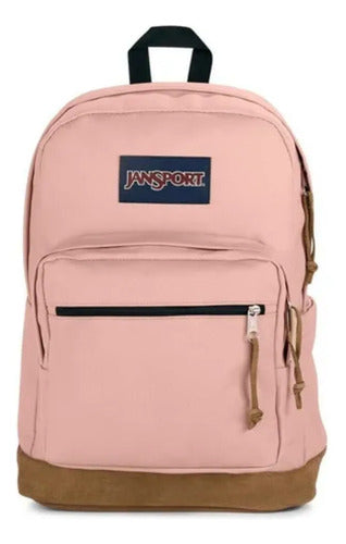 Mochila Jansport Right Pack Js0a4qva7n8 Escolar Casual Rosa Lisa