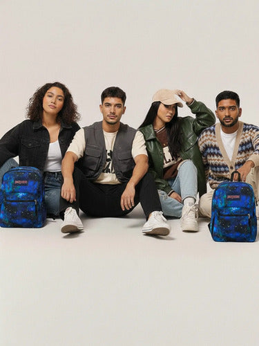 Mochila Jansport Cross Town Urbana Js0a47lwao3 Azul Galaxy Lisa
