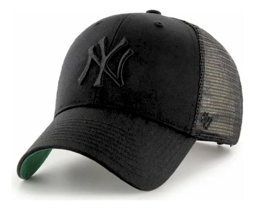 Gorra 47 Brand Branson 47 Mvp, New York Yankees Ajustable Negro Unitalla Lisa