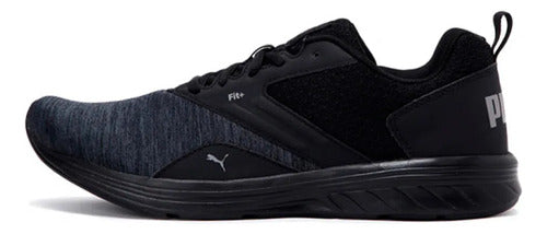 Tenis Puma Nrgy Comet Unisex, Deportivos Running Comodidad Negro Lisa 25 Mx