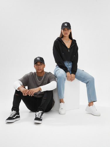 Gorra 47 Brand Raised Basic New York Yankees, Icónica Azul Marino Unitalla Lisa