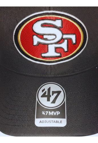 Gorra 47 Brand 47 Mvp San Francisco 49ers Nfl Negro Unitalla Lisa