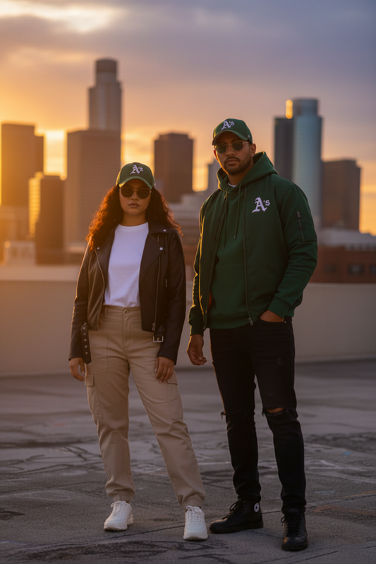 Gorra 47 Brand Cold Zone, Oakland Athletics Unisex Verde Bandera Unitalla Lisa