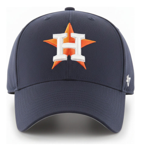 Gorra 47 Brand Houston Astros 47 Mvp Unisex Azul Marino Unitalla Lisa