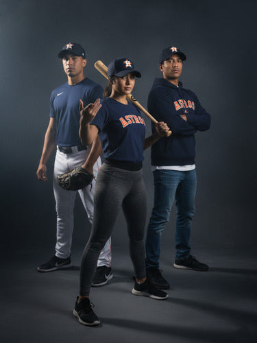 Gorra 47 Brand Houston Astros 47 Mvp Unisex Azul Marino Unitalla Lisa