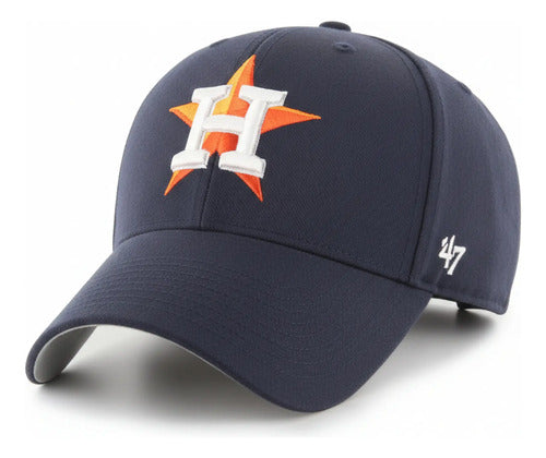 Gorra 47 Brand Houston Astros 47 Mvp Unisex Azul Marino Unitalla Lisa