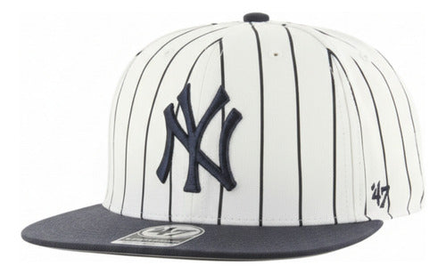 Gorra 47 Brand Pinstripe 47 Captain Unisex Bicolor Unitalla Lisa