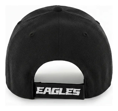 Gorra 47 Brand Philadelphia Eagles Clásica Nfl Negro Unitalla Lisa