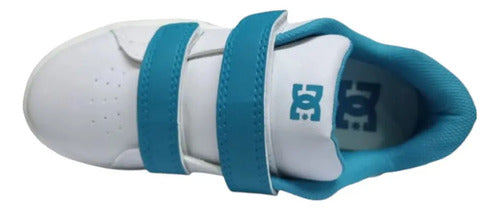 Tenis Dc Shoes Niños Notch Sn V Adbs300368wbl Moda Urbana Blanco 17 Mx
