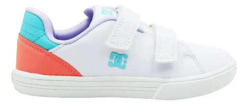 Tenis Dc Shoes Infantil Skate Notch Sn Notch Sn V Mx Casual Blanco Liso 19 Mx
