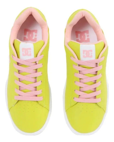 Tenis Skate Dc Shoes Notch Sn Mx Mujer Adjs100128lig Casual Amarillo 22 Mx