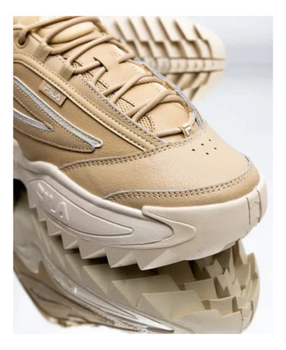 Tenis Fila Twister Dama Moda Original Capucchino