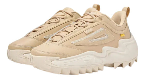 Tenis Fila Twister Dama Moda Original Capucchino
