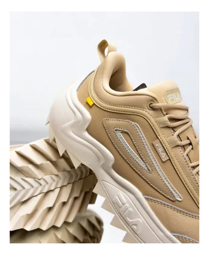 Tenis Fila Twister Dama Moda Original Capucchino