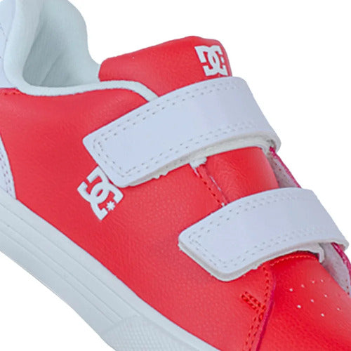 Tenis Dc Shoes Niño Joven Casual Notch Sn V Adbs300368rare Rojo Liso 19 Mx