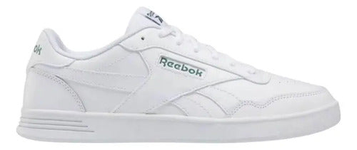 Tenis Reebok Court Advance Unisex 100010615 Diseño Moderno Blanco Lisa 27.5 Mx