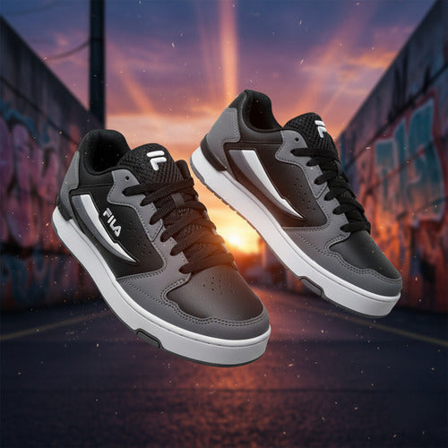 Tenis Fila Viskato Caballero Casual Urbano Oscuro