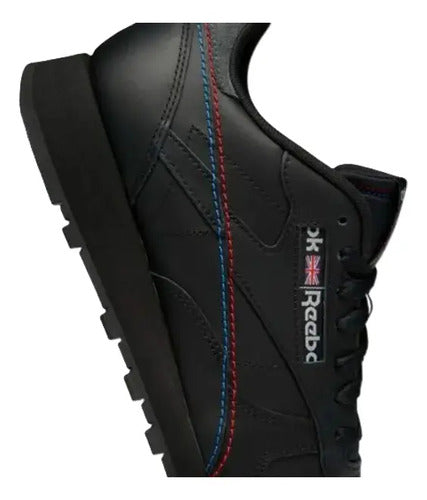 Tenis Reebok Classic Leather Unisex Gy1521 Comodidad Diaria Negro Lisa 23 Mx