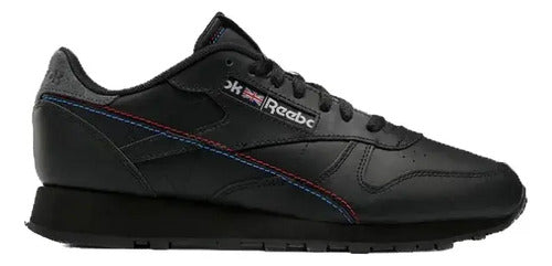 Tenis Reebok Classic Leather Unisex Gy1521 Comodidad Diaria Negro Lisa 23 Mx