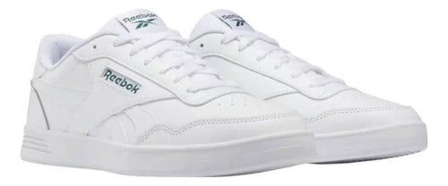 Tenis Reebok Court Advance Unisex 100010615 Diseño Moderno Blanco Lisa 26.5 Mx