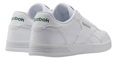 Tenis Reebok Court Advance Unisex 100010615 Diseño Moderno Blanco Lisa 28 Mx