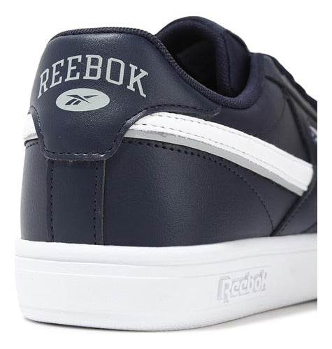 Tenis Reebok Court Retro Unisex 100074391 Moda Actual Azul Oscuro Lisa 25.5 Mx