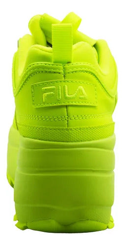 Tenis Fila Disruptor I I Wedge Dama 5fm00704700 Moda Actual Limón Lisa 25.5 Mx