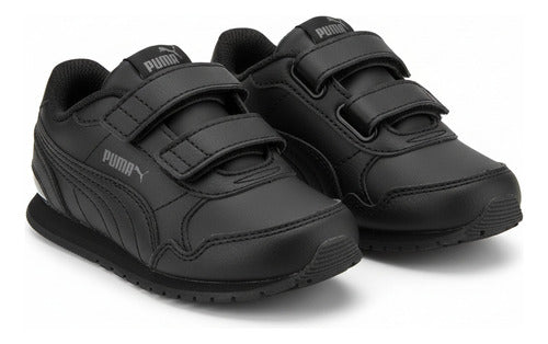 Tenis Puma St Runner V2 L V Ps Kids 36696001 Confortables Negro Lisa 19.5 Mx