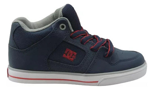 Tenis Dc Radar 302402aesu Original Moda Skate Azul Oscuro Lisa 20.5 Mx