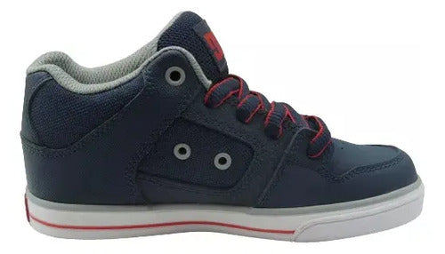 Tenis Dc Radar 302402aesu Original Moda Skate Azul Oscuro Lisa 20.5 Mx