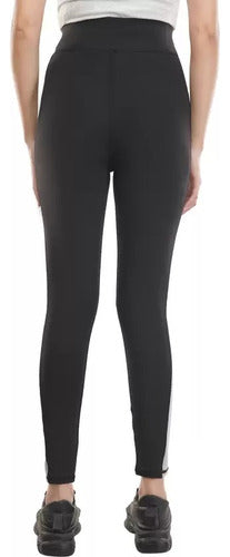 Leggings Reebok Original Moda Negro/beige Geométrico