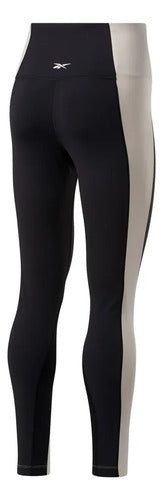 Leggings Reebok Original Moda Negro/beige Geométrico